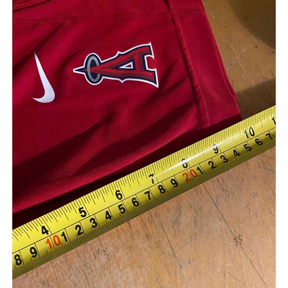Nike Elite Los Angeles Angels Dri-Fit Athletic Red Mens S Shorts Outdoors Active - Picture 10 of 10